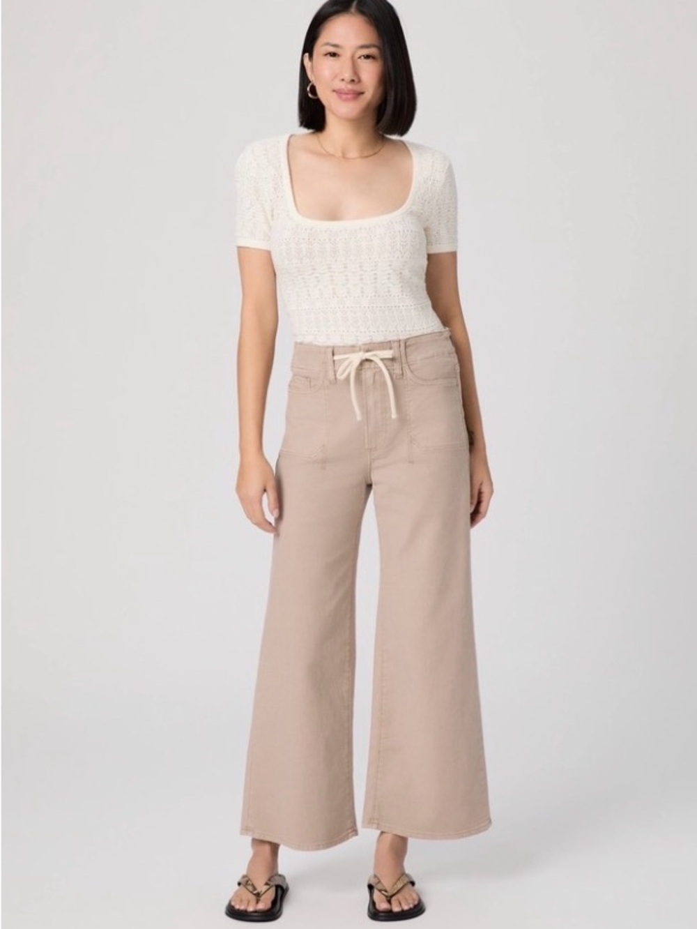 PAIGE Ari Petite Wide Leg Pant 26 Petite NWT